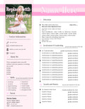 Sorority Recruitment Resume Template