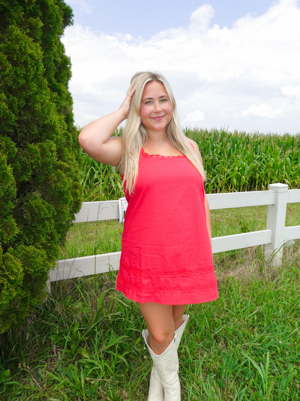 The Scarlet Dress