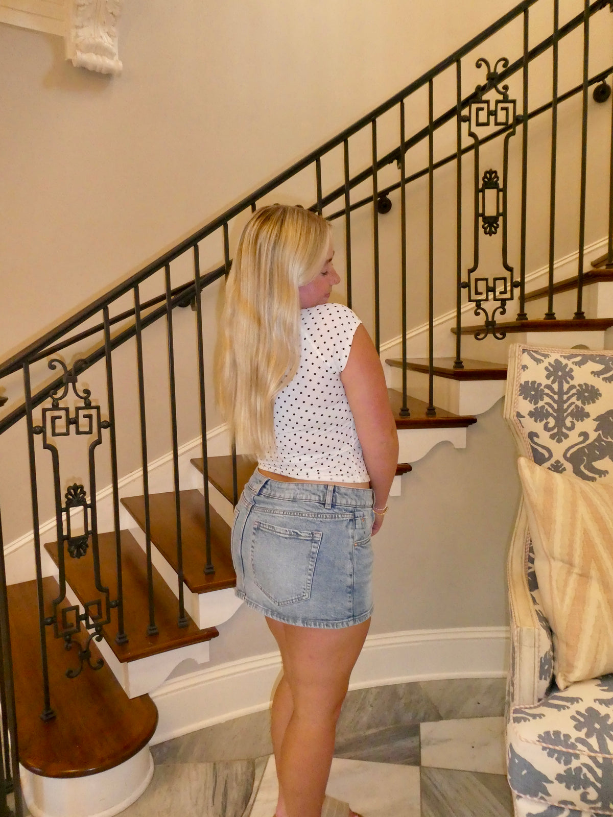 Chic Polka Dot Top