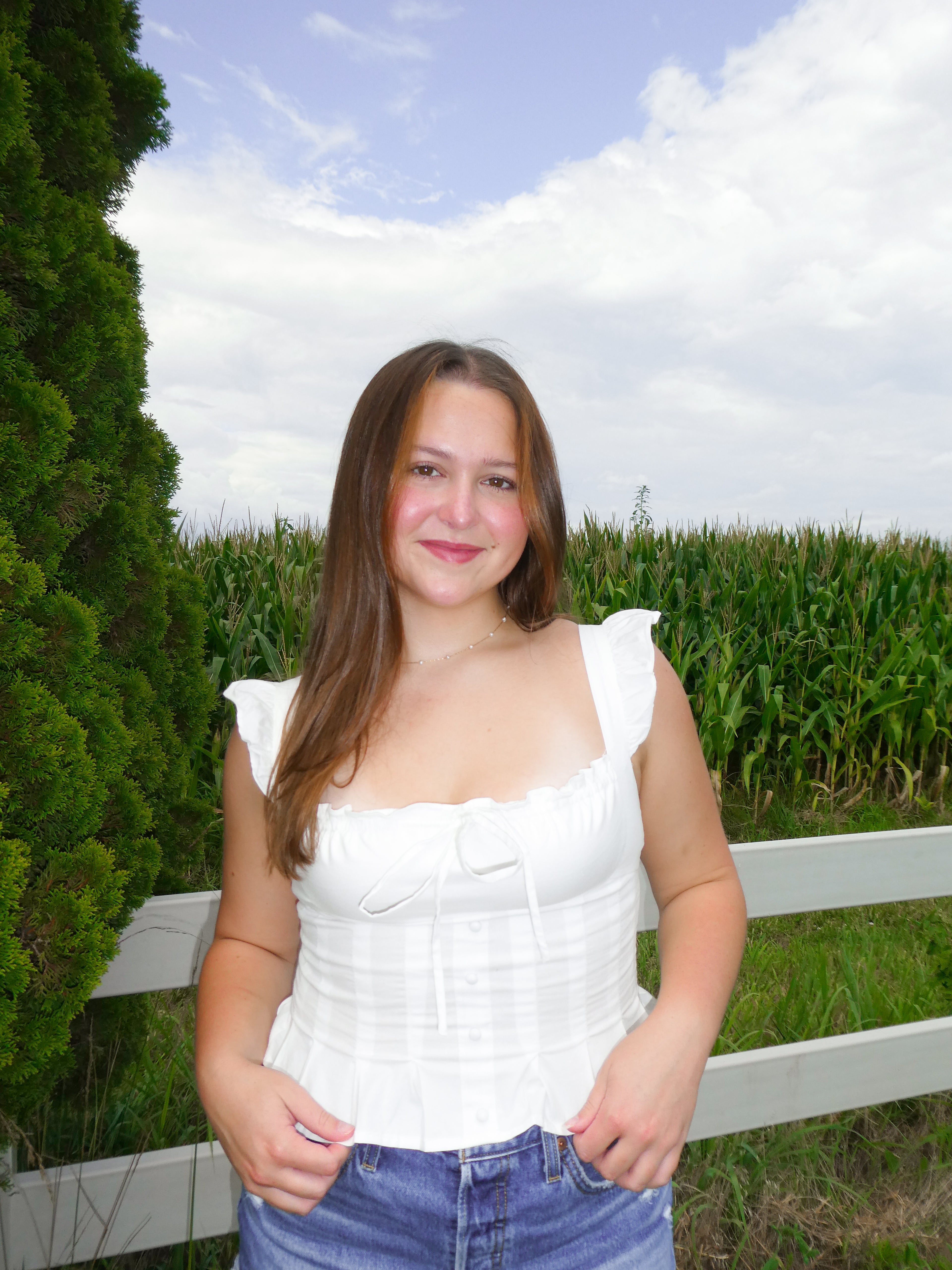 Polly Peplum Top