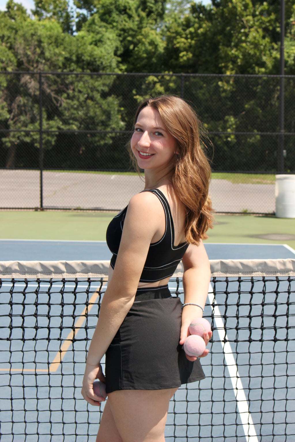 Midnight Athletic Mini Skirt