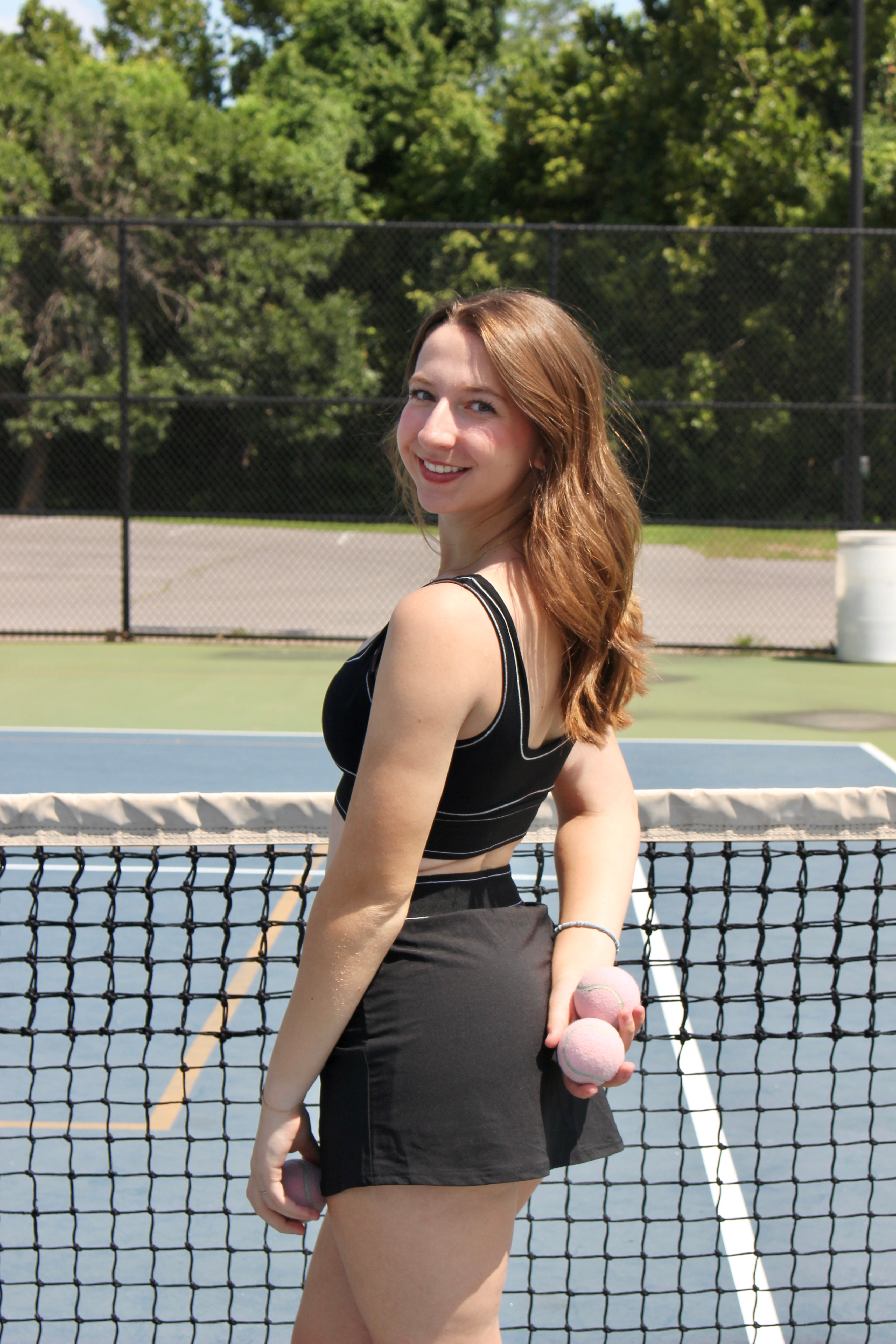Midnight Athletic Mini Skirt