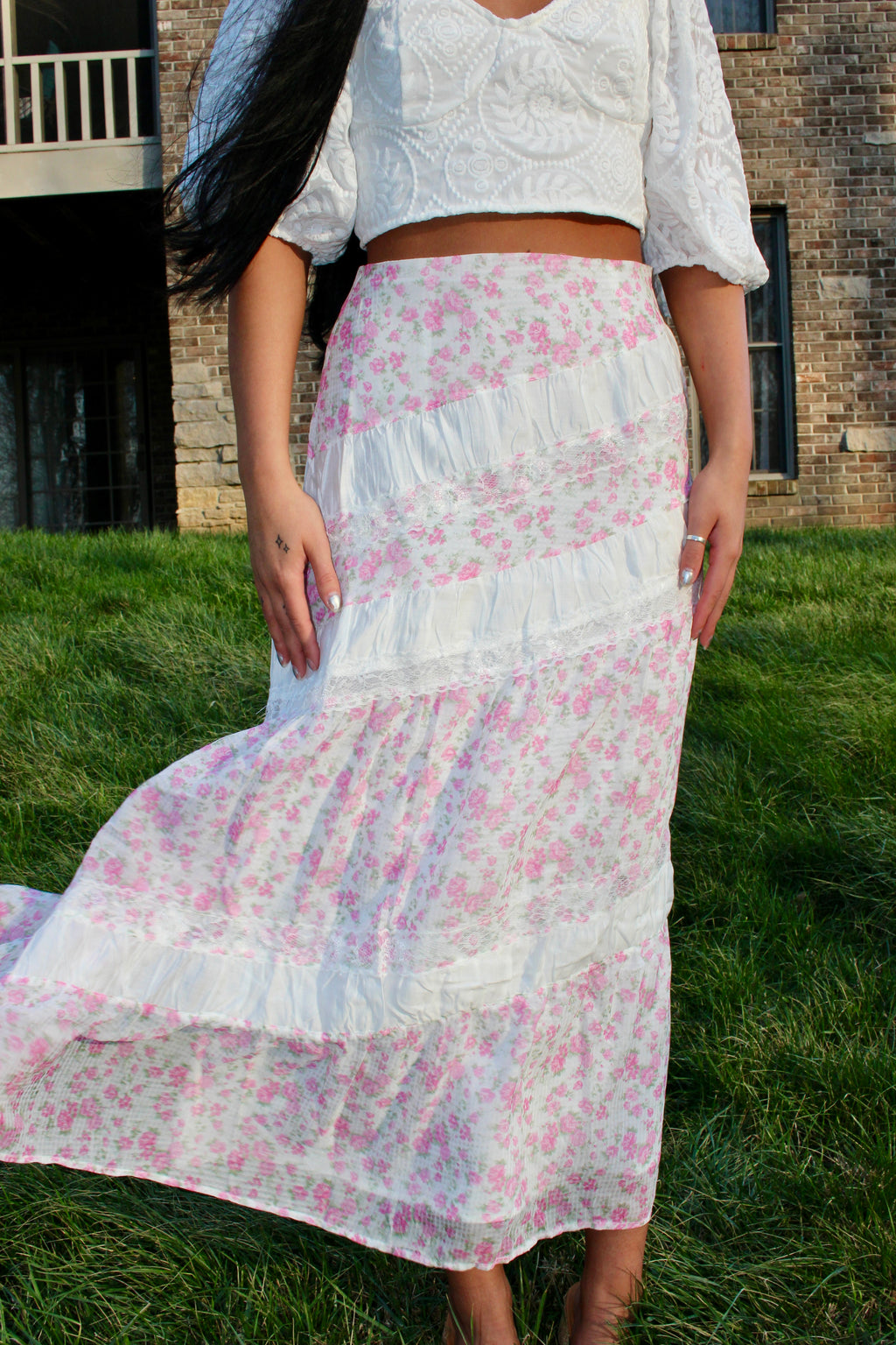 Bloom Lace Maxi Skirt
