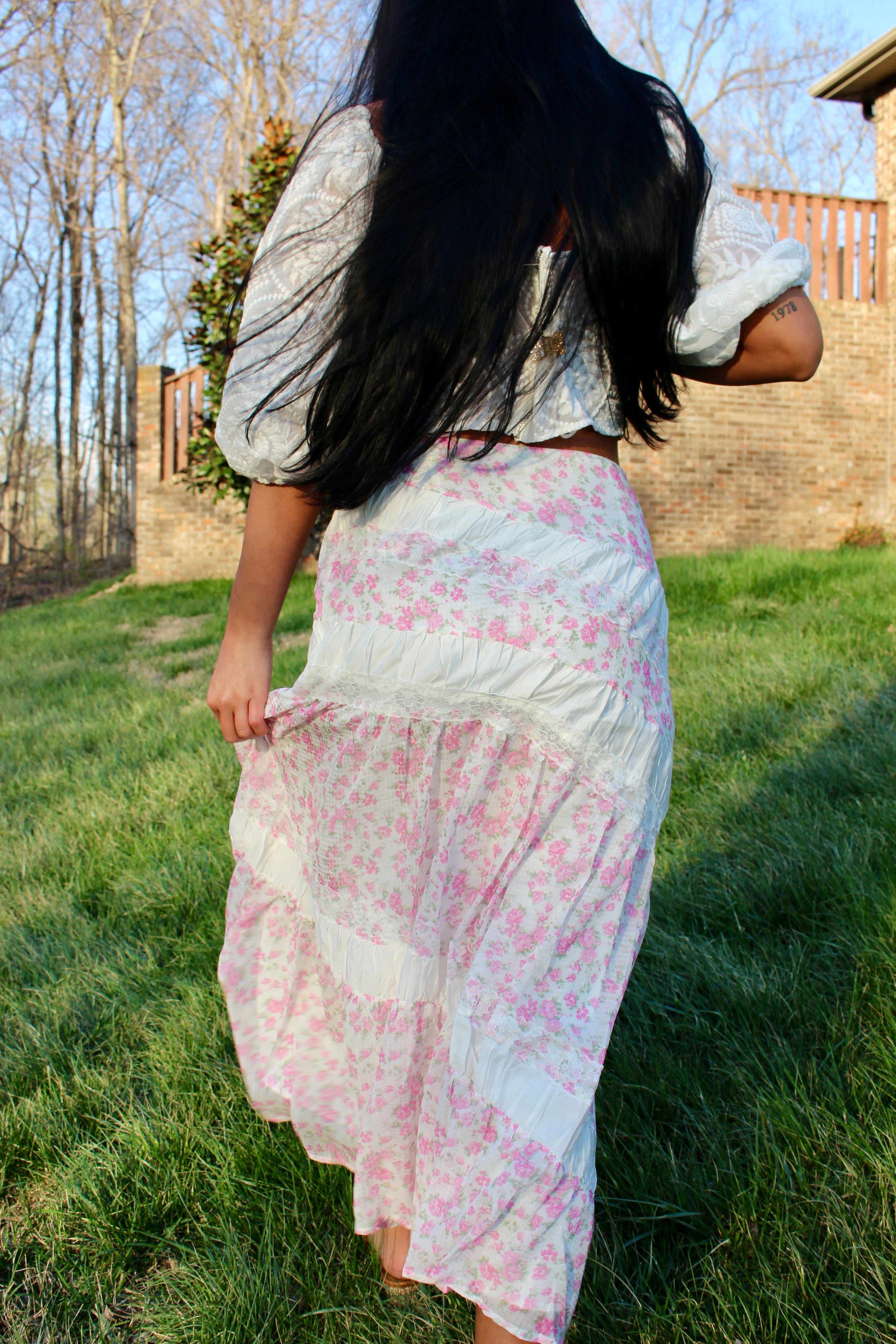 Bloom Lace Maxi Skirt