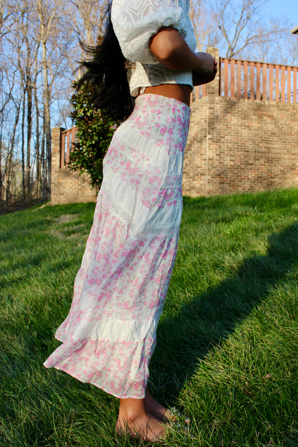 Bloom Lace Maxi Skirt