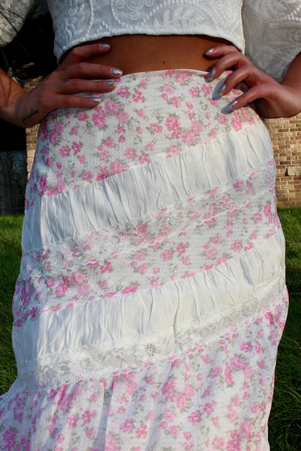 Bloom Lace Maxi Skirt