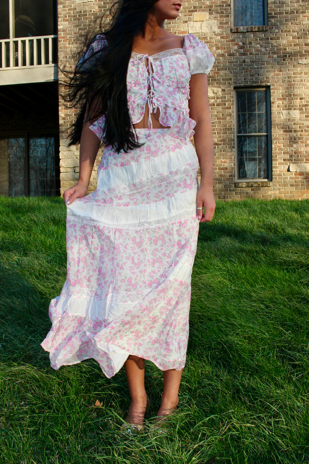 Bloom Lace Maxi Skirt