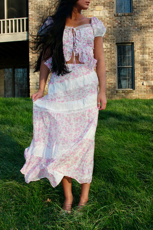 Bloom Lace Maxi Skirt