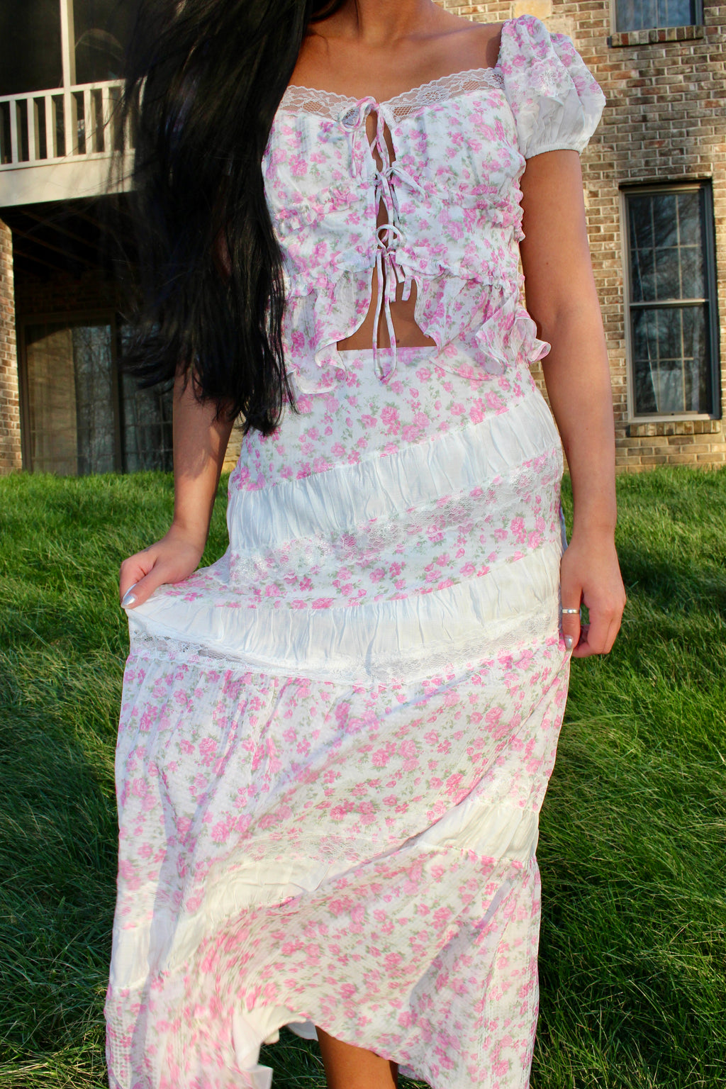 Bloom Lace Maxi Skirt