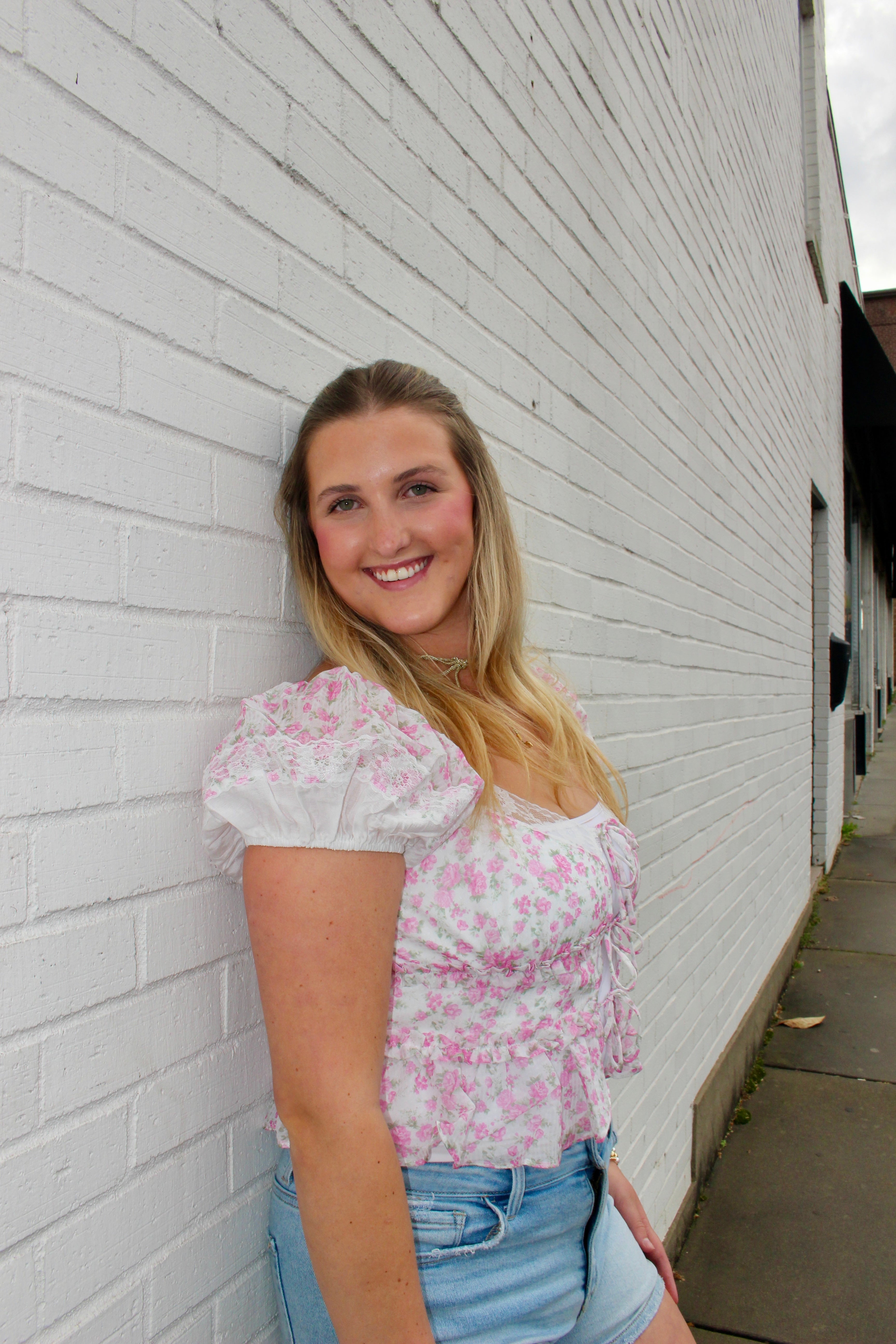 Bloom Lace Tie Top