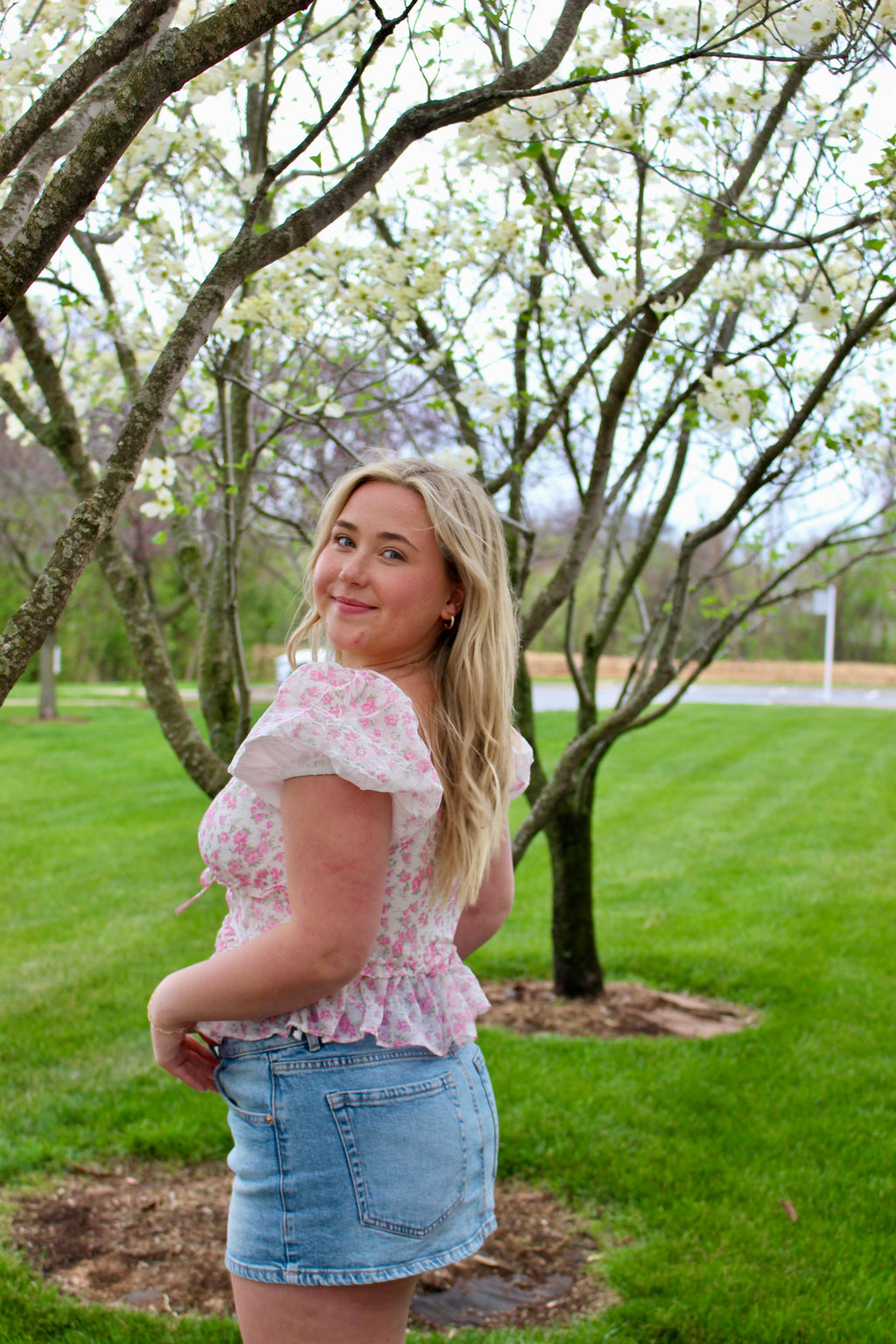 Bloom Lace Tie Top