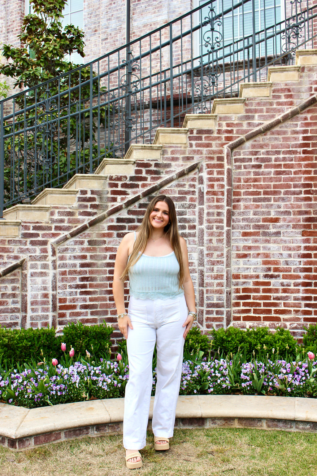 Mint to Be Lace Tank