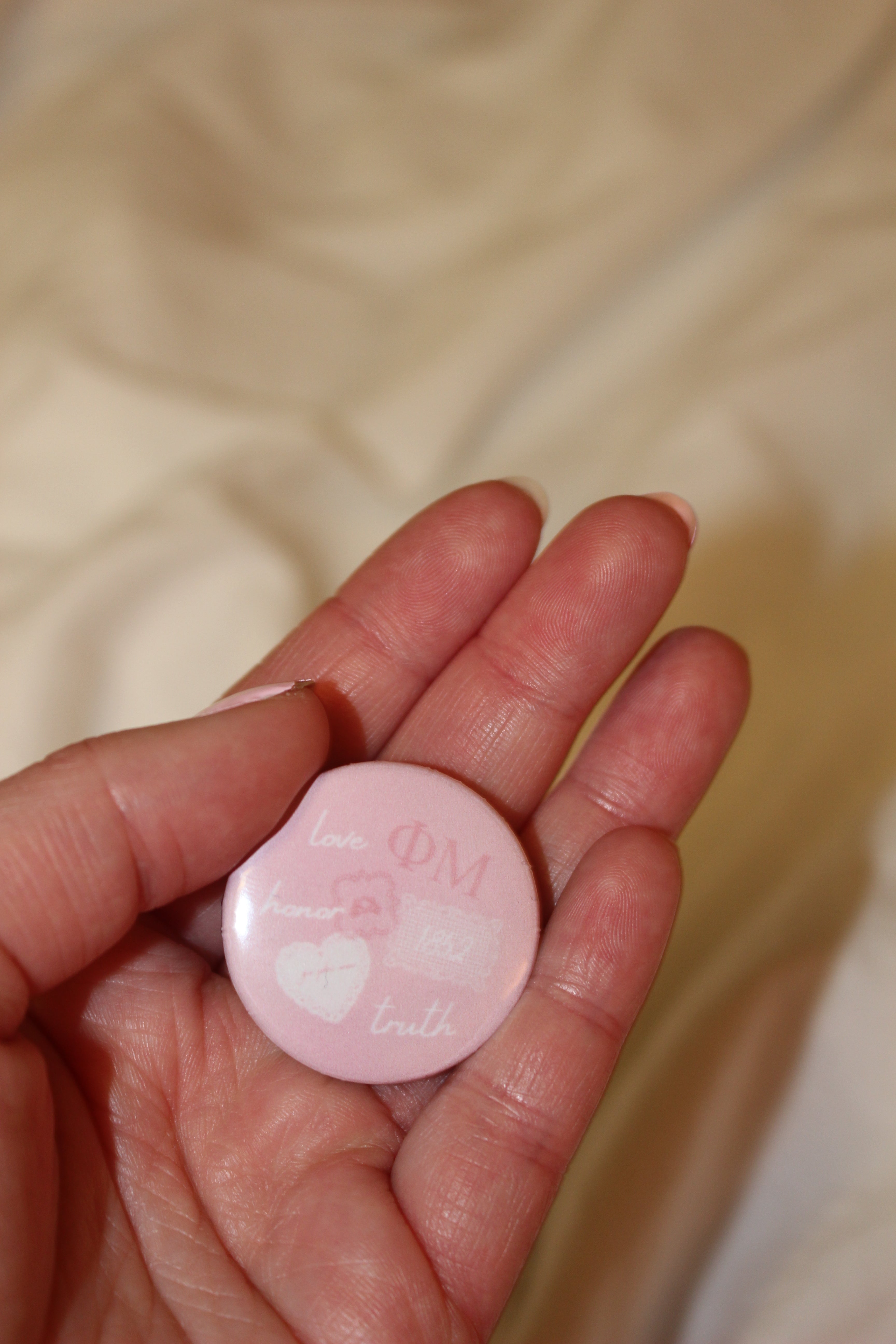 Phi Mu collage button