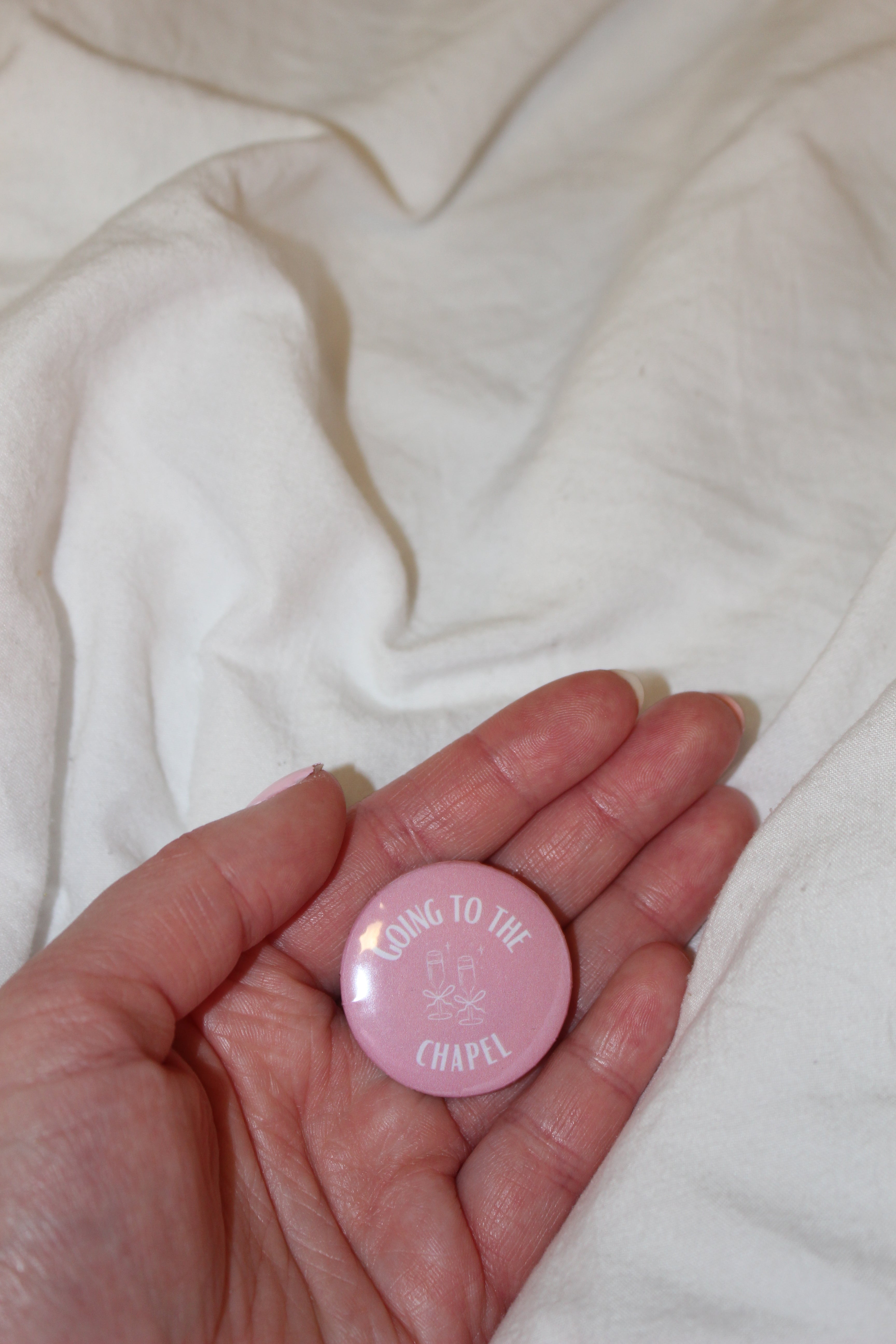 "Going to the Chapel" button