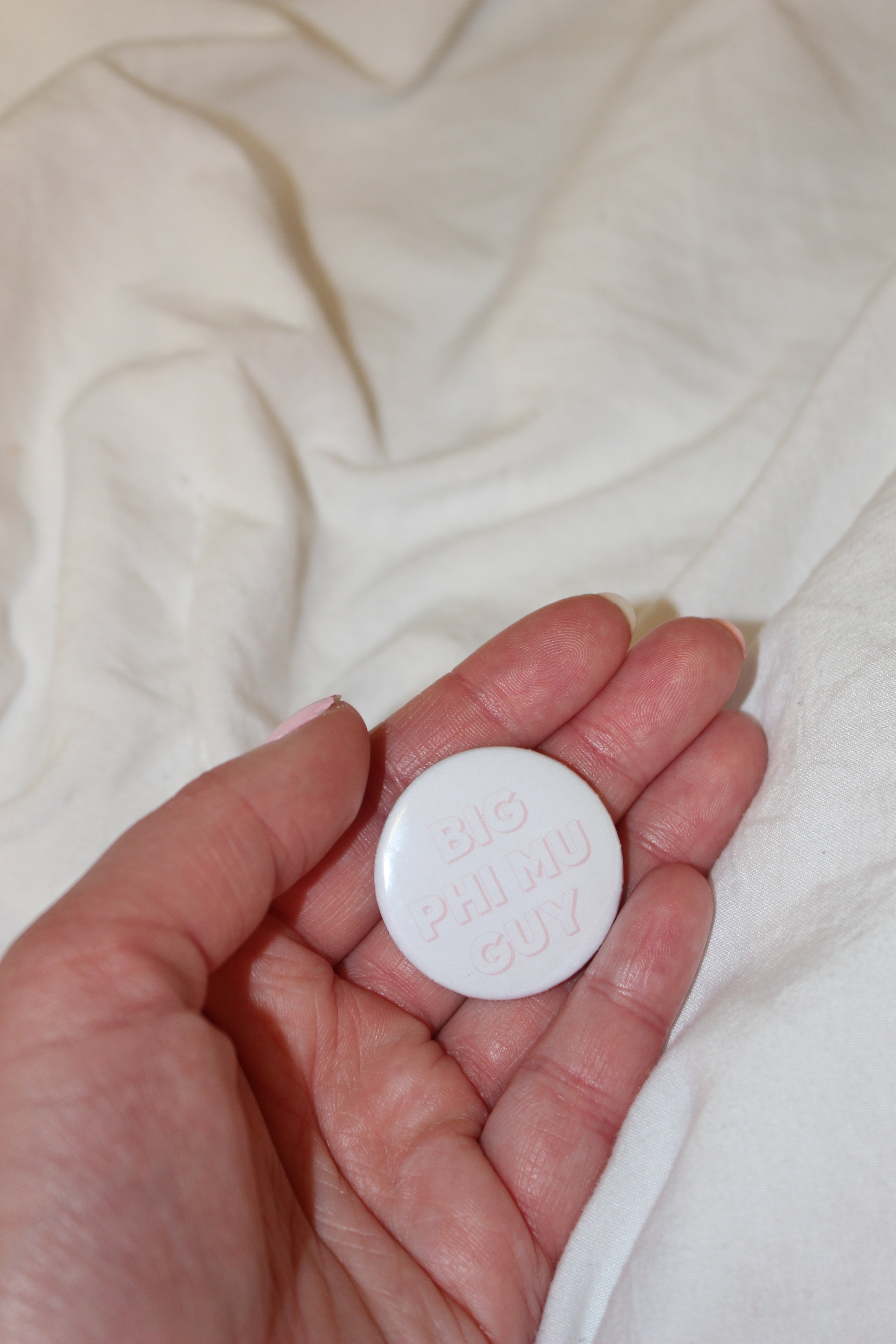 "Big Phi Mu Guy" button