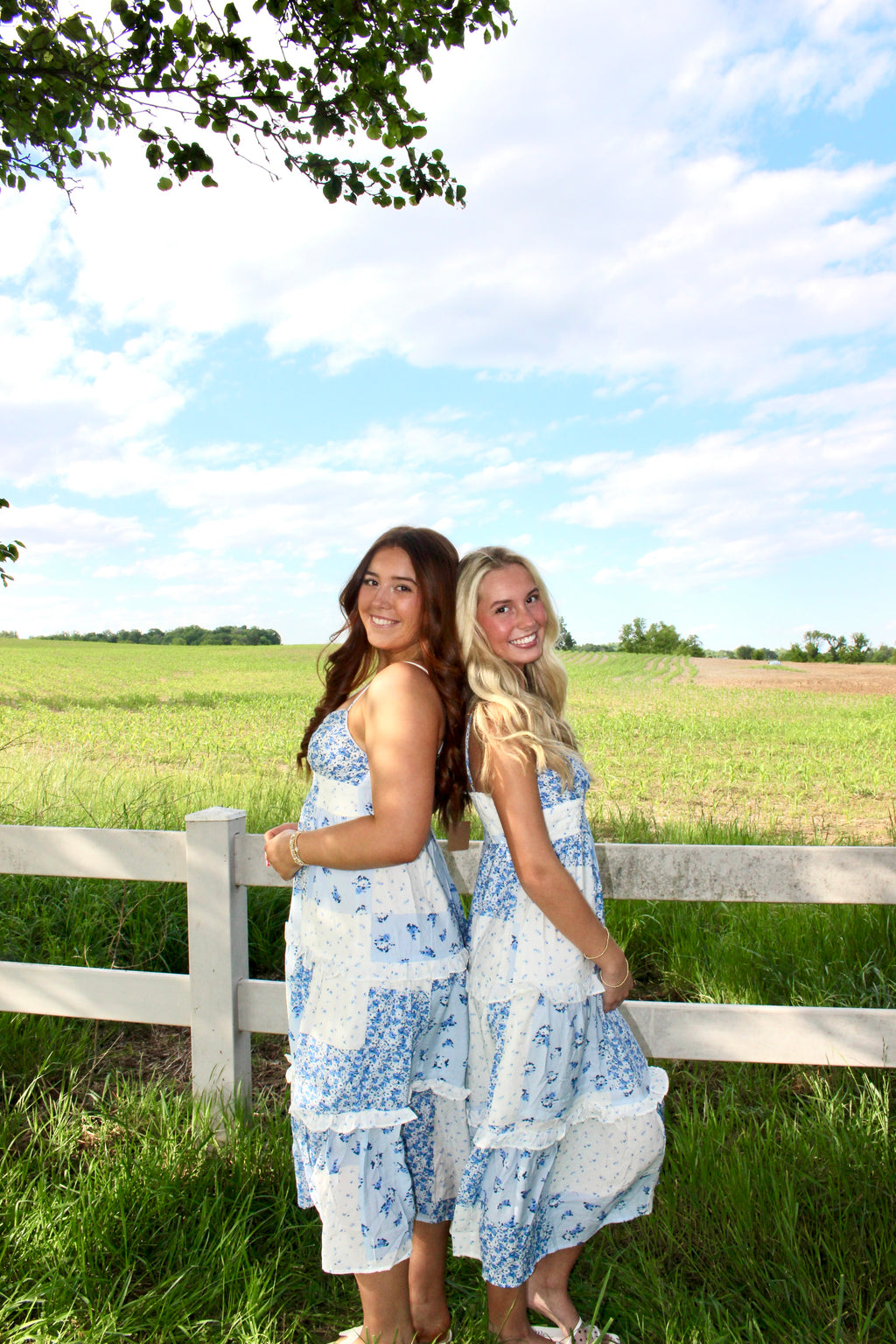 Blue Blossom Maxi Dress
