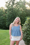 Carolina Denim Top