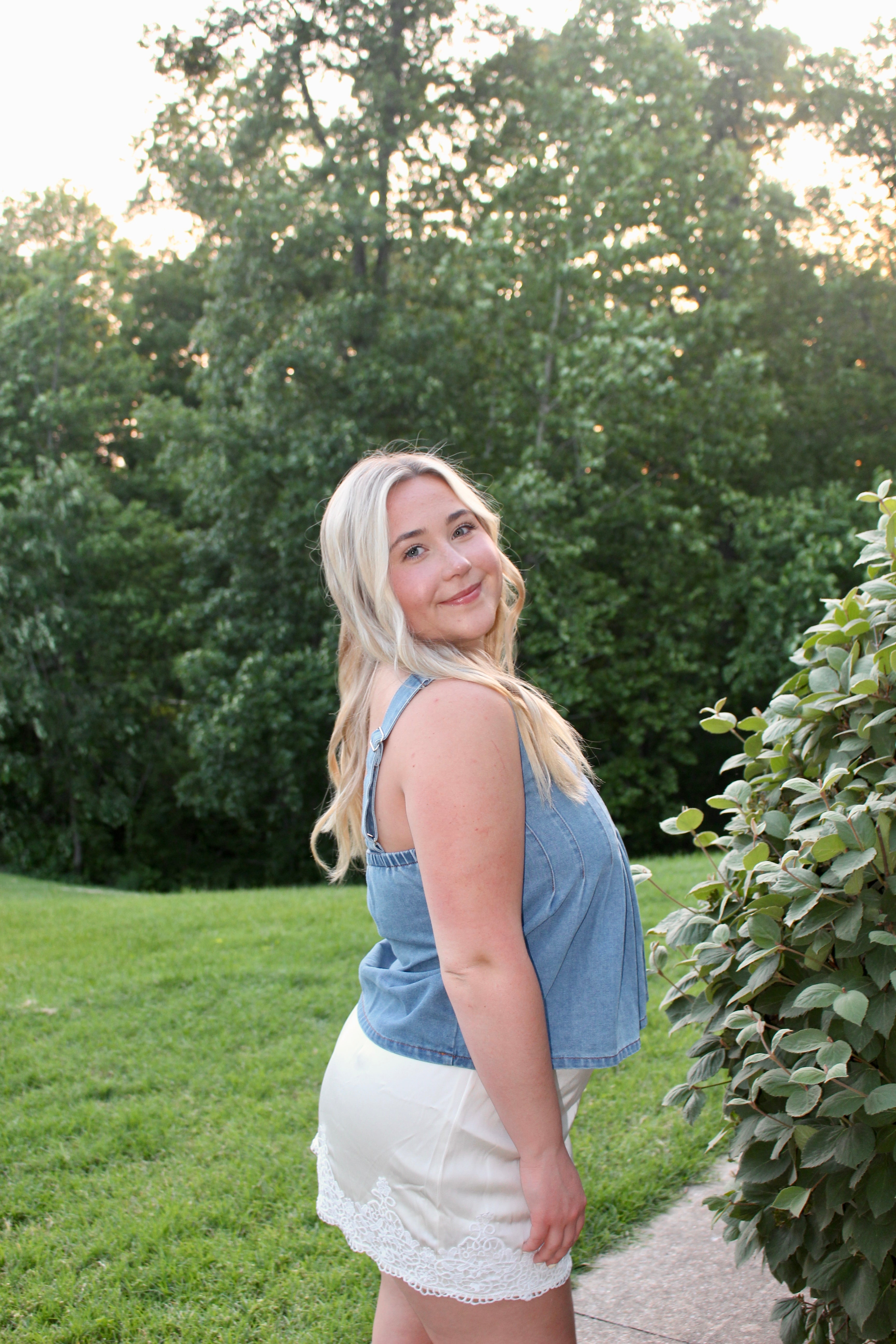 Carolina Denim Top