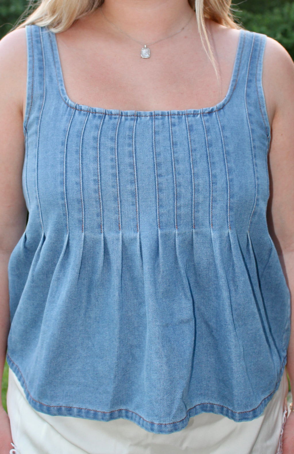 Carolina Denim Top