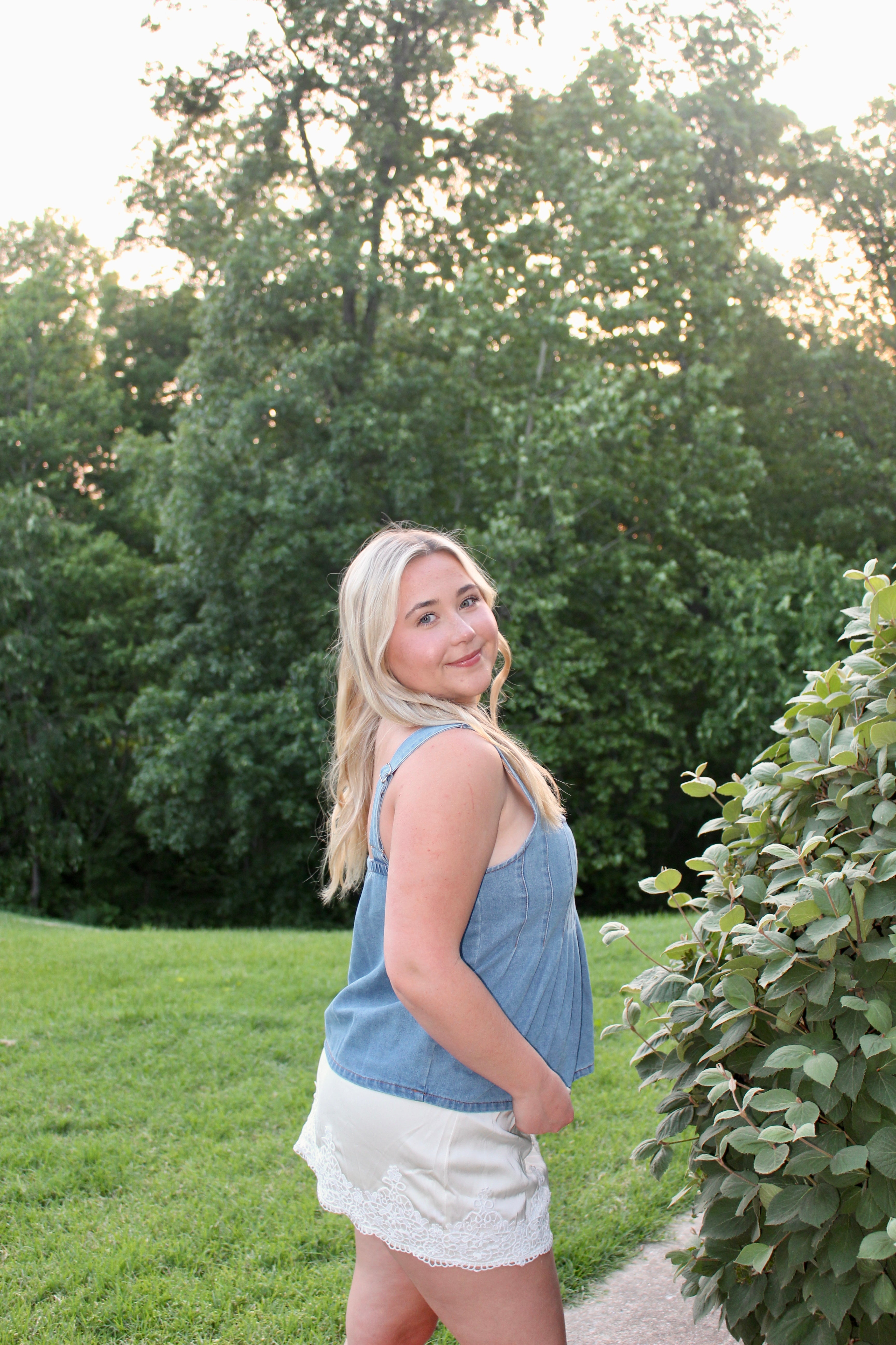 Carolina Denim Top