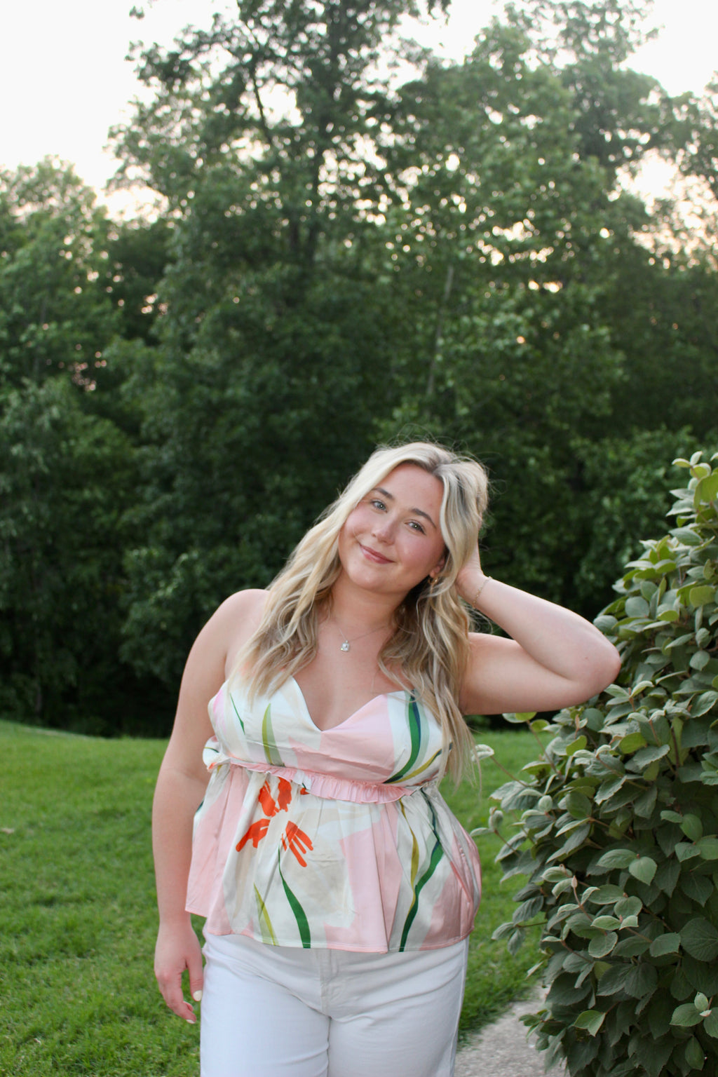 Peach Petals Tank