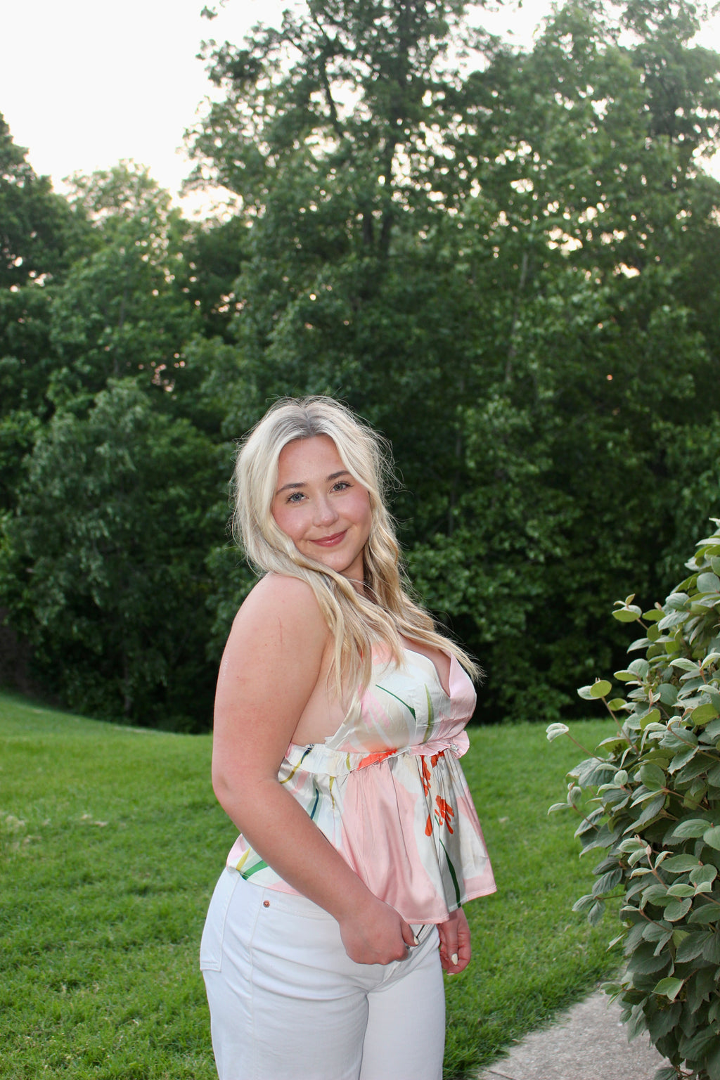 Peach Petals Tank