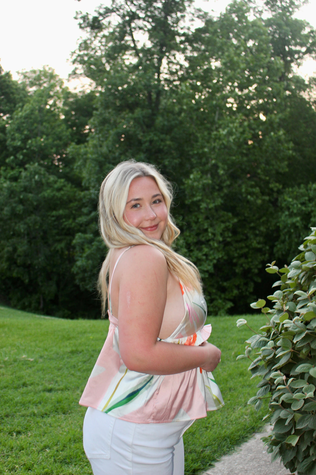 Peach Petals Tank
