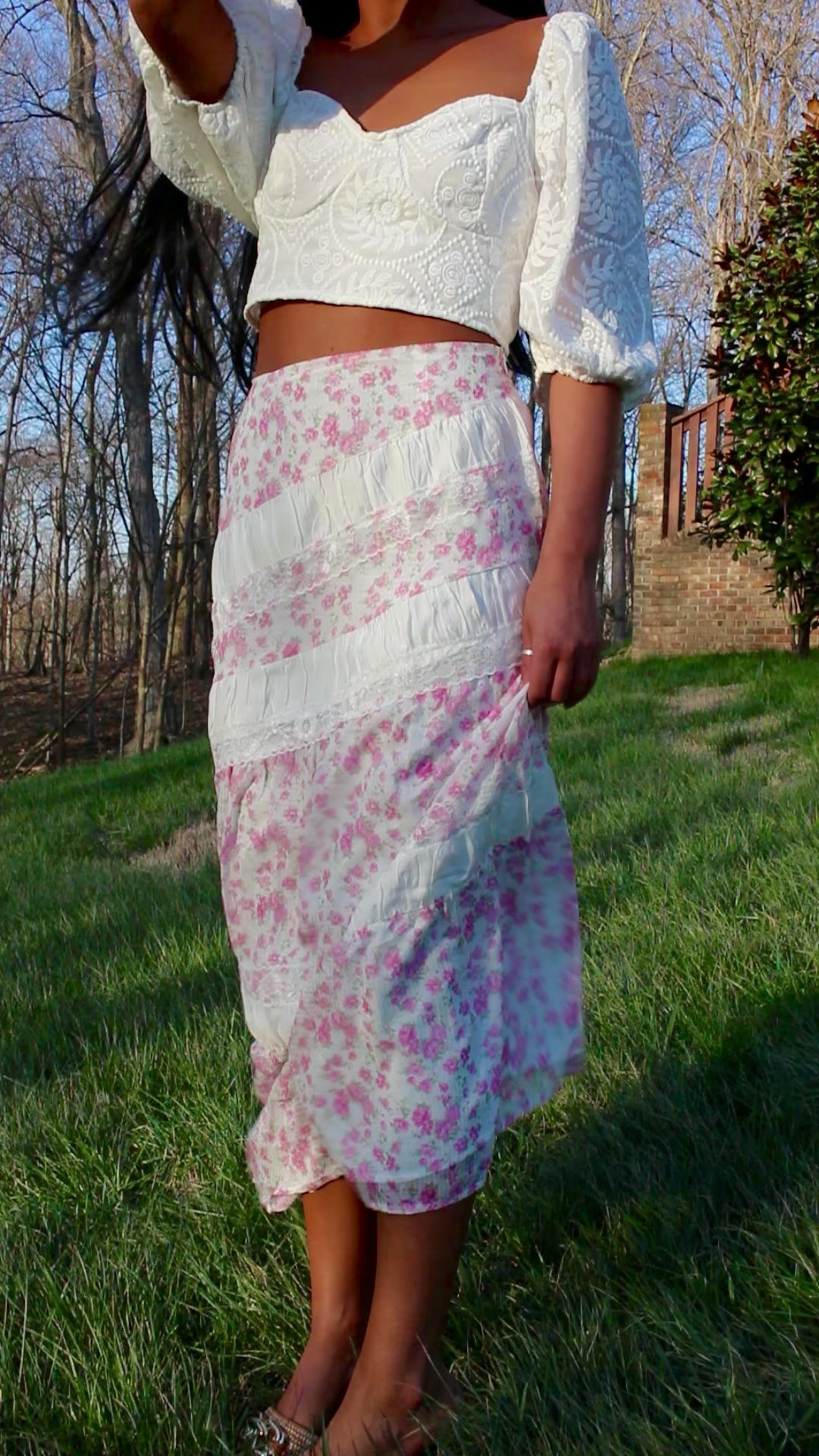 Bloom Lace Maxi Skirt